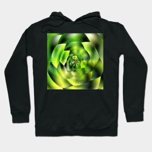 Vegetarian Vortex, Fruit Fantasy Patterns. 6 Green Peppers Hoodie